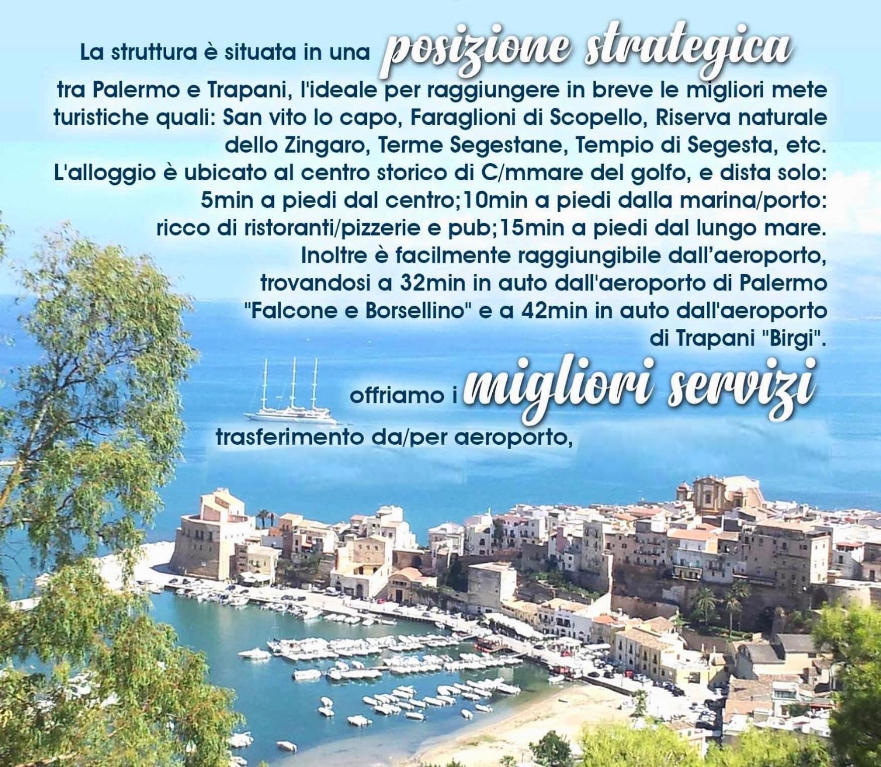 Principe Tancredi Leilighet Castellammare del Golfo Eksteriør bilde